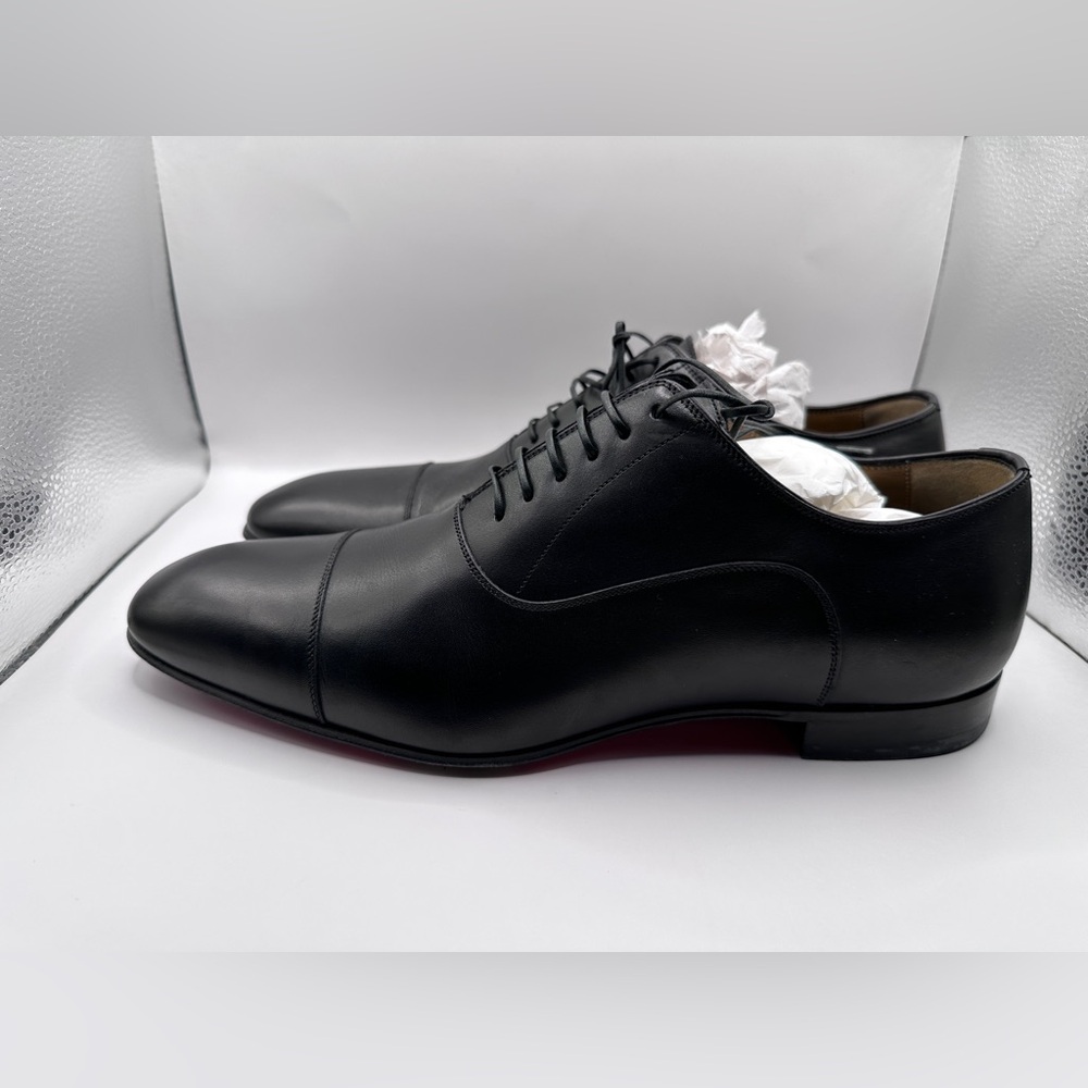 Men Christian Louboutin Gregg Flat Calf Black Size US 8,  EU 41